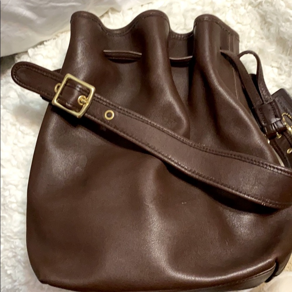 Vintage Coach Bucket Bag
